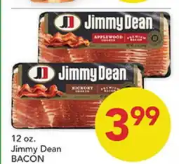 Pete's Fresh Market 12 oz. Jimmy Dean BACON offer