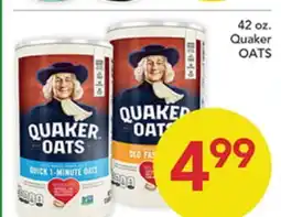 Pete's Fresh Market 42 oz. Quaker OATS offer