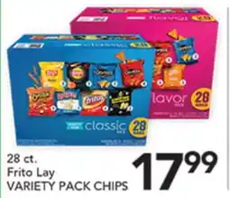 Pete's Fresh Market 28 ct. Frito Lay VARIETY PACK CHIPS offer
