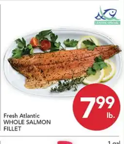 Pete's Fresh Market Fresh Atlantic WHOLE SALMON FILLET offer