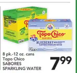 Pete's Fresh Market Topo Chico SABORES SPARKLING WATER offer