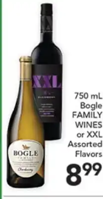 Pete's Fresh Market 750 mL Bogle FAMILY WINES or XXL Assorted Flavors offer