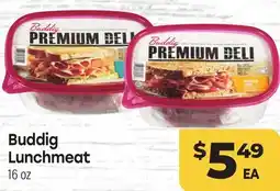 Tony’s Fresh Market Buddig Lunchmeat offer