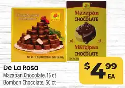 Tony’s Fresh Market De La Rosa Mazapan Chocolate, 16 ct Bombon Chocolate, 50 ct offer