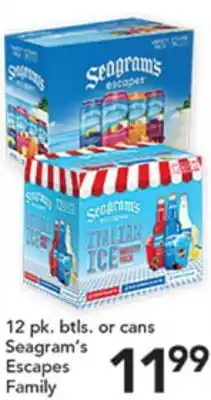 Pete's Fresh Market Seagram's Escapes offer