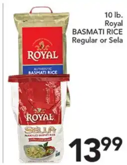 Pete's Fresh Market 10 lb. Royal BASMATI RICE Regular or Sela offer