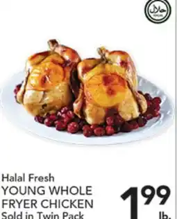 Pete's Fresh Market Halal Fresh YOUNG WHOLE FRYER CHICKEN offer