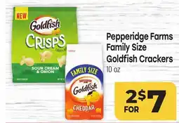 Tony’s Fresh Market Pepperidge Farms Family Size Goldfish Crackers offer