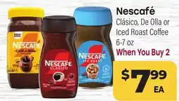 Tony’s Fresh Market Nescafé Clásico, De Olla or Iced Roast Coffee offer