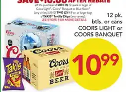 Pete's Fresh Market COORS LIGHT or COORS BANQUET offer
