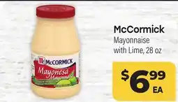 Tony’s Fresh Market McCormick Mayonnaise with Lime offer