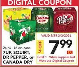 Pete's Fresh Market 7UP, SQUIRT, DR PEPPER, or CANADA DRY offer