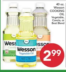 Pete's Fresh Market 40 oz. Wesson COOKING OIL offer
