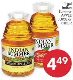 Pete's Fresh Market 1 gal Indian Summer APPLE JUICE or CIDER offer