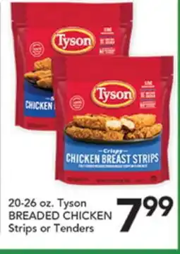 Pete's Fresh Market 20-26 oz. Tyson BREADED CHICKEN Strips or Tenders offer