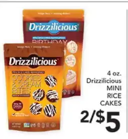 Pete's Fresh Market 4 oz. Drizzilicious MINI RICE CAKES offer