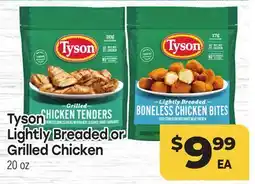 Tony’s Fresh Market Tyson Breaded or Lightly Chicken offer