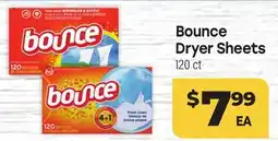 Tony’s Fresh Market Bounce Dryer Sheets offer