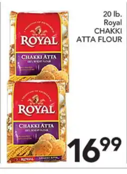 Pete's Fresh Market 20 lb. Royal CHAKKI ATTA FLOUR offer