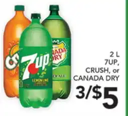 Pete's Fresh Market 2 L 7UP, CRUSH, or CANADA DRY offer