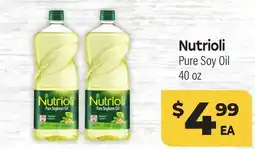 Tony’s Fresh Market Nutrioli Pure Soy Oil offer