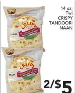 Pete's Fresh Market 14 oz, Twi CRISPY TANDOORI NAAN offer