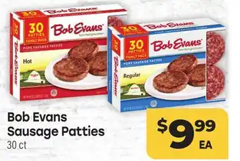 Tony’s Fresh Market Bob Evans Sausage Patties offer