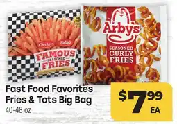 Tony’s Fresh Market Fast Food Favorites Fries & Tots Big Bag offer