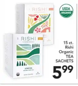 Pete's Fresh Market 15 ct. Rishi Organic TEA SACHETS offer