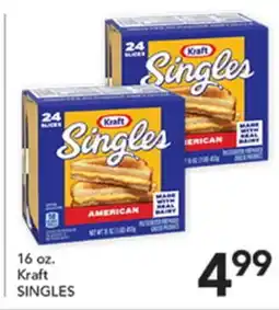 Pete's Fresh Market 16 oz. Kraft Singles offer