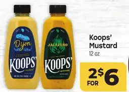 Tony’s Fresh Market Koops' Mustard offer