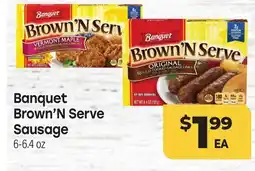 Tony’s Fresh Market Banquet Brown'N Serve Sausage offer