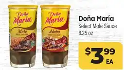 Tony’s Fresh Market Doña María Select Mole Sauce offer