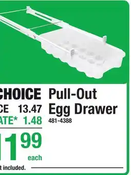 Menards Pull-Out Egg Drawer offer