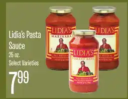 Jewel-Osco Lidia's Pasta Sauce offer