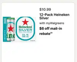 Walgreens 12-Pack Heineken Silver offer