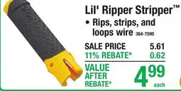 Menards Lil' Ripper Stripper offer