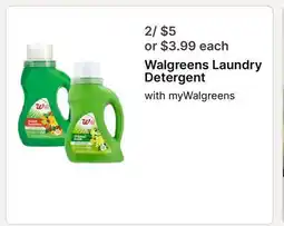 Walgreens Walgreens Laundry Detergent offer