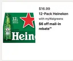 Walgreens 12-Pack Heineken offer
