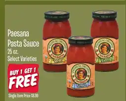 Jewel-Osco Paesana Pasta Sauce offer