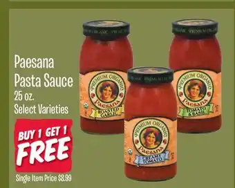 Jewel-Osco Paesana Pasta Sauce offer