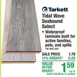 Menards Tidal Wave Seabound Select offer