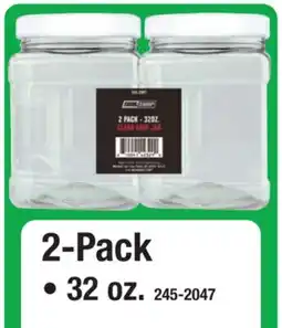 Menards 2-Pack Clear Grip Jars offer