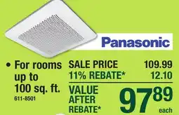 Menards Panasonic offer