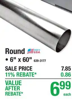 Menards Round • 6 x 60 offer