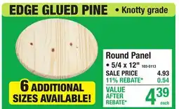 Menards EDGE GLUED PINE offer