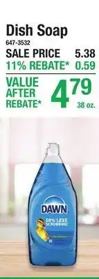 Menards Dish Soap offer