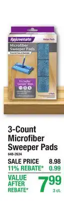 Menards 3-Count Microfiber Sweeper Pads offer