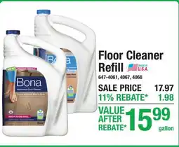 Menards Floor Cleaner Refill offer