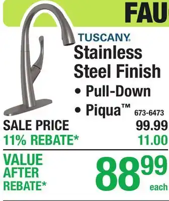 Menards Stainless Steel Finish offer